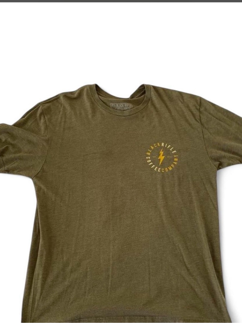 Black Rifle Coffee Co. Olive Green Short Sleeve Graphic Tee